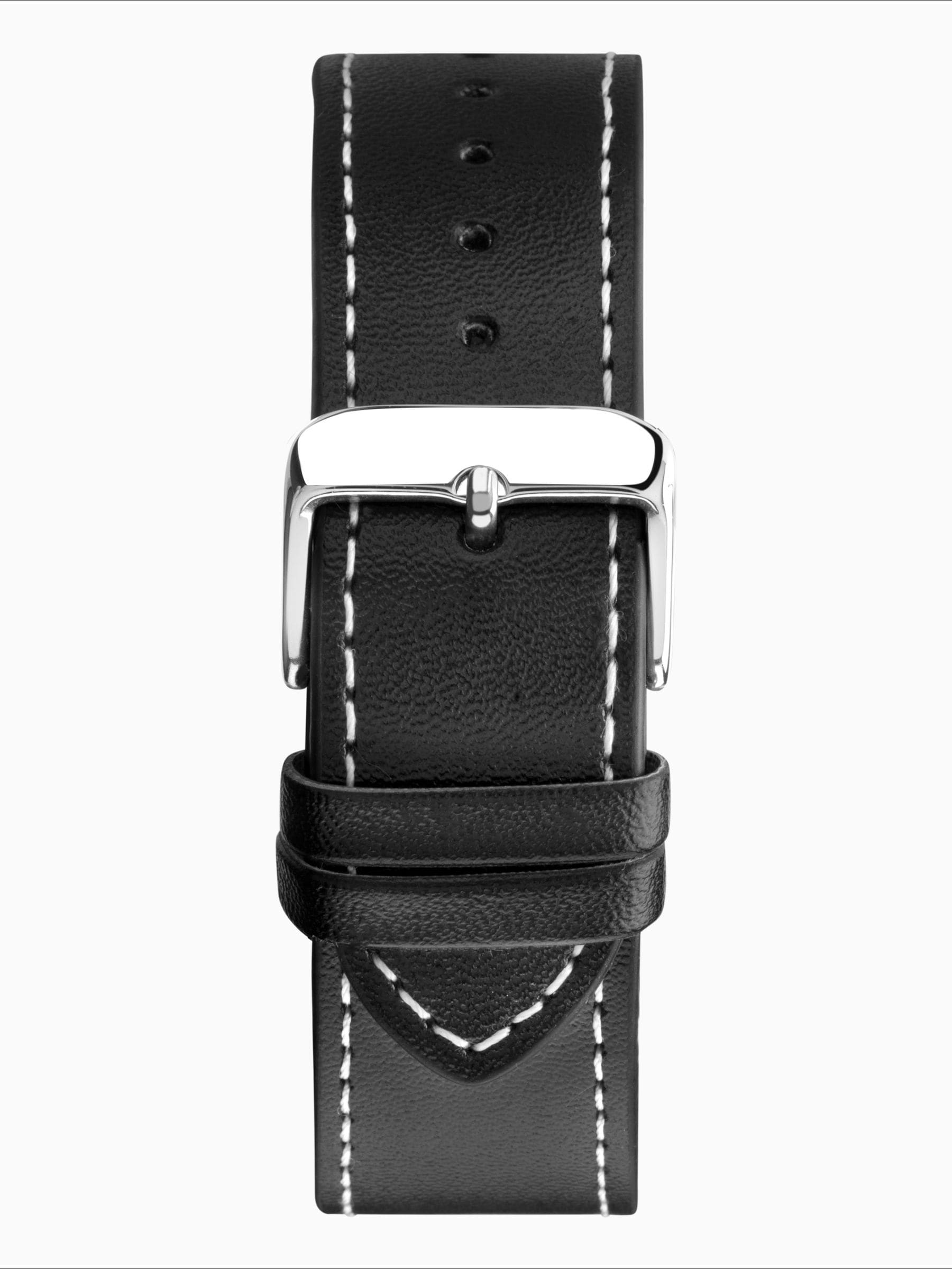Limit Pilot watch 43mm silver case black dial black strap (British brand)