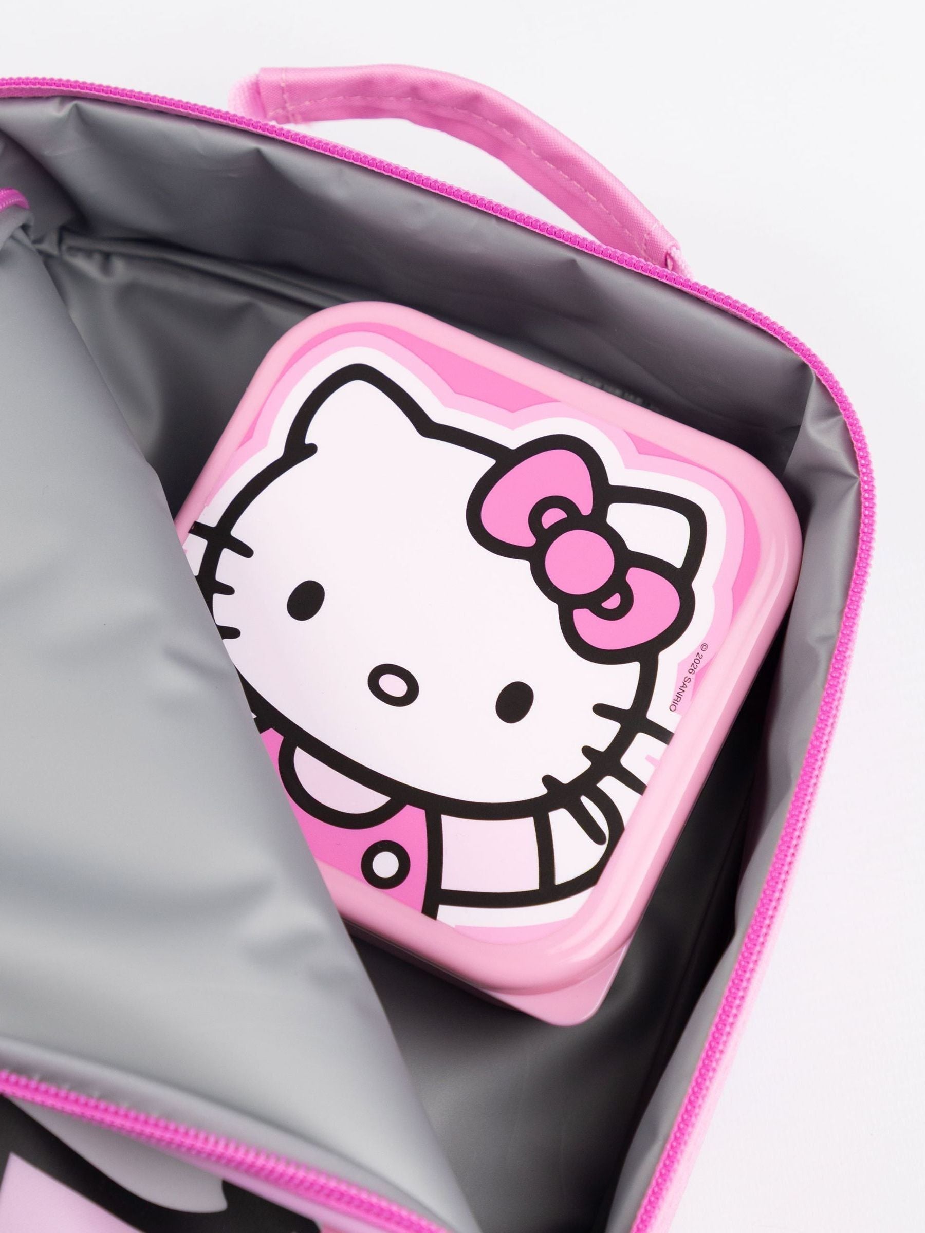 Vanilla Underground Pink Hello Kitty lunch set with bottle and snack pots, UK version