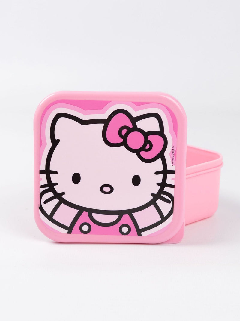 Vanilla Underground Pink Hello Kitty lunch set with bottle and snack pots, UK version
