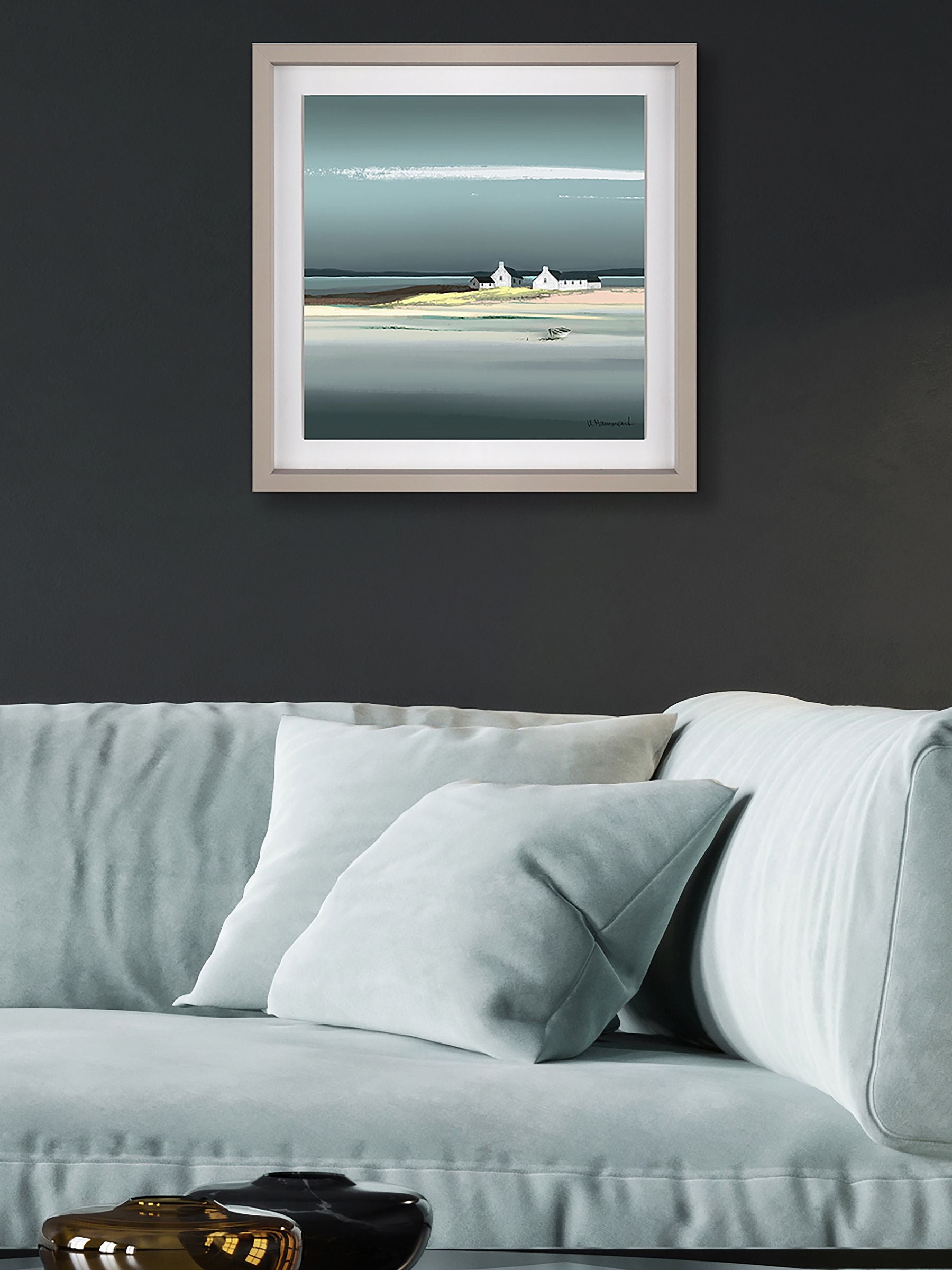 Art Marketing Sapphire wall art 38cm (British brand)