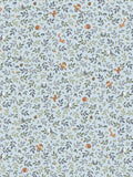 Little Dutch blue green forest adventure wallpaper A4 sample - British product