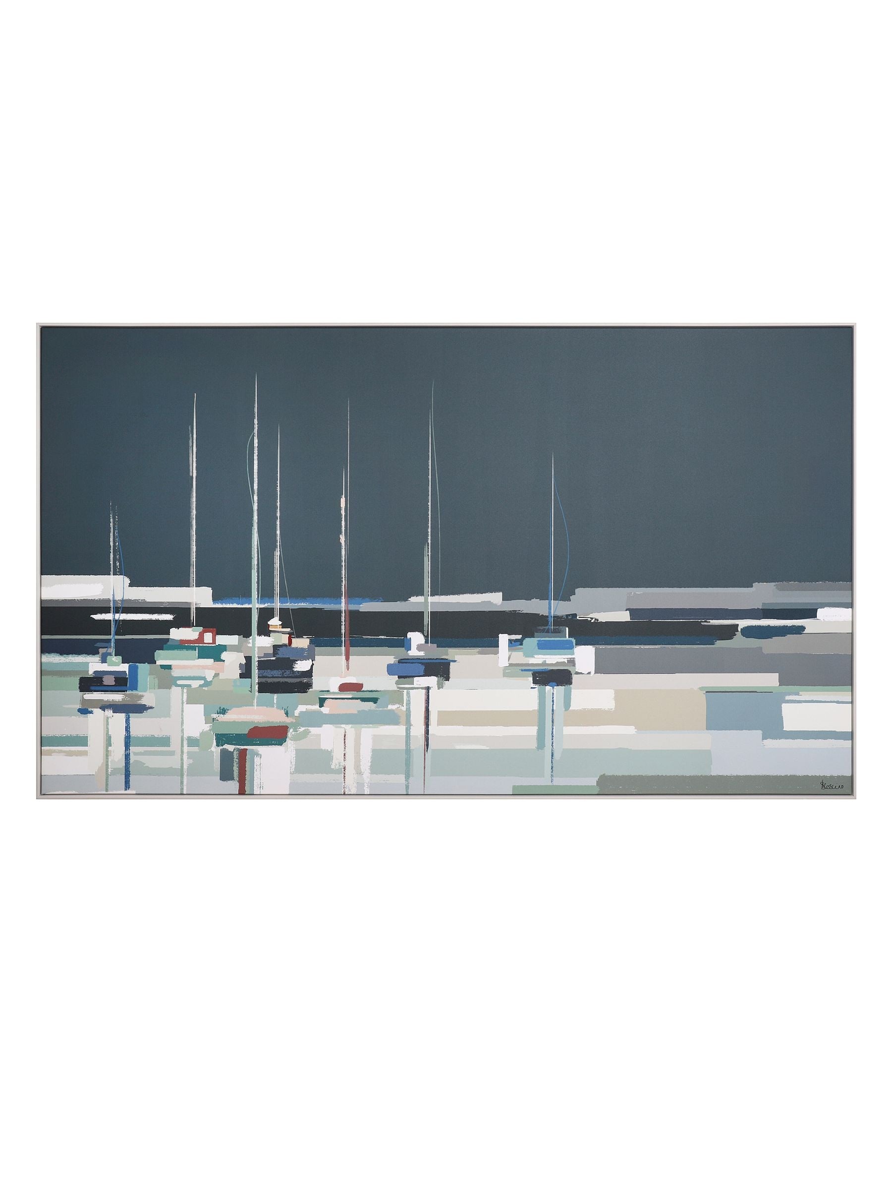 Art Marketing blue side by side wall art 142x82cm, imported from the UK