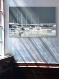 Art Marketing blue side by side wall art 142x82cm, imported from the UK