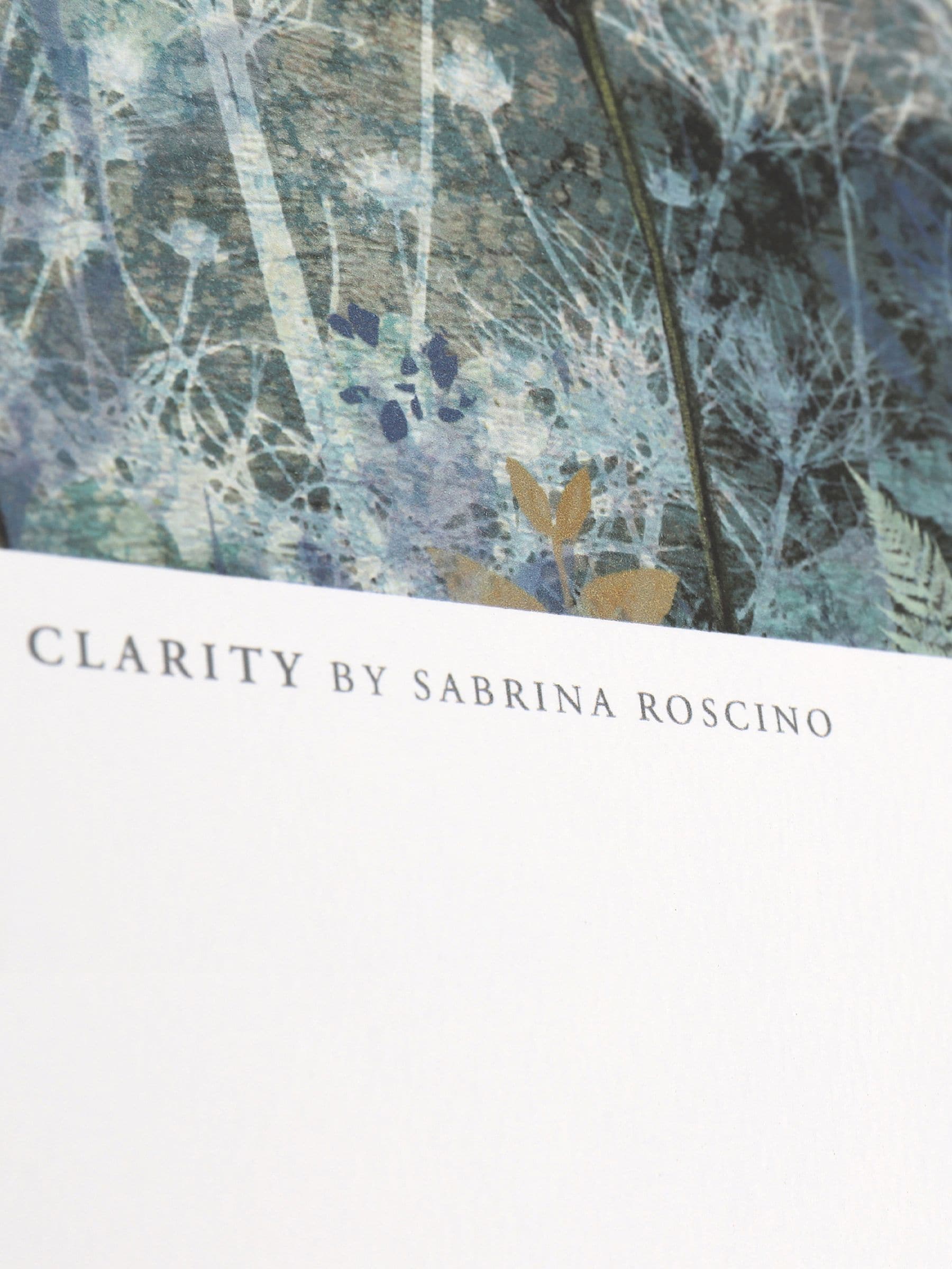 Art Marketing Blue Clairity wall art 52cm - British product