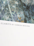 Art Marketing Blue Clairity wall art 52cm - British product