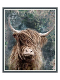 Art Marketing Blue Dougal wall art canvas print - British product