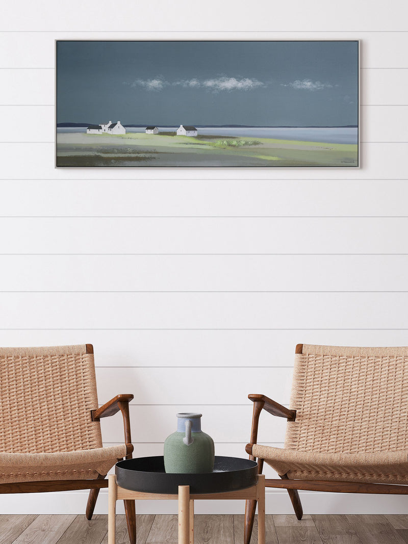 Art Marketing Blue Days End wall art 122x52cm, UK version
