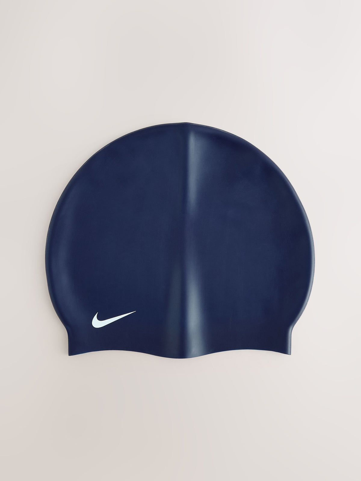 Nike Black Solid Silicone Swimming Cap