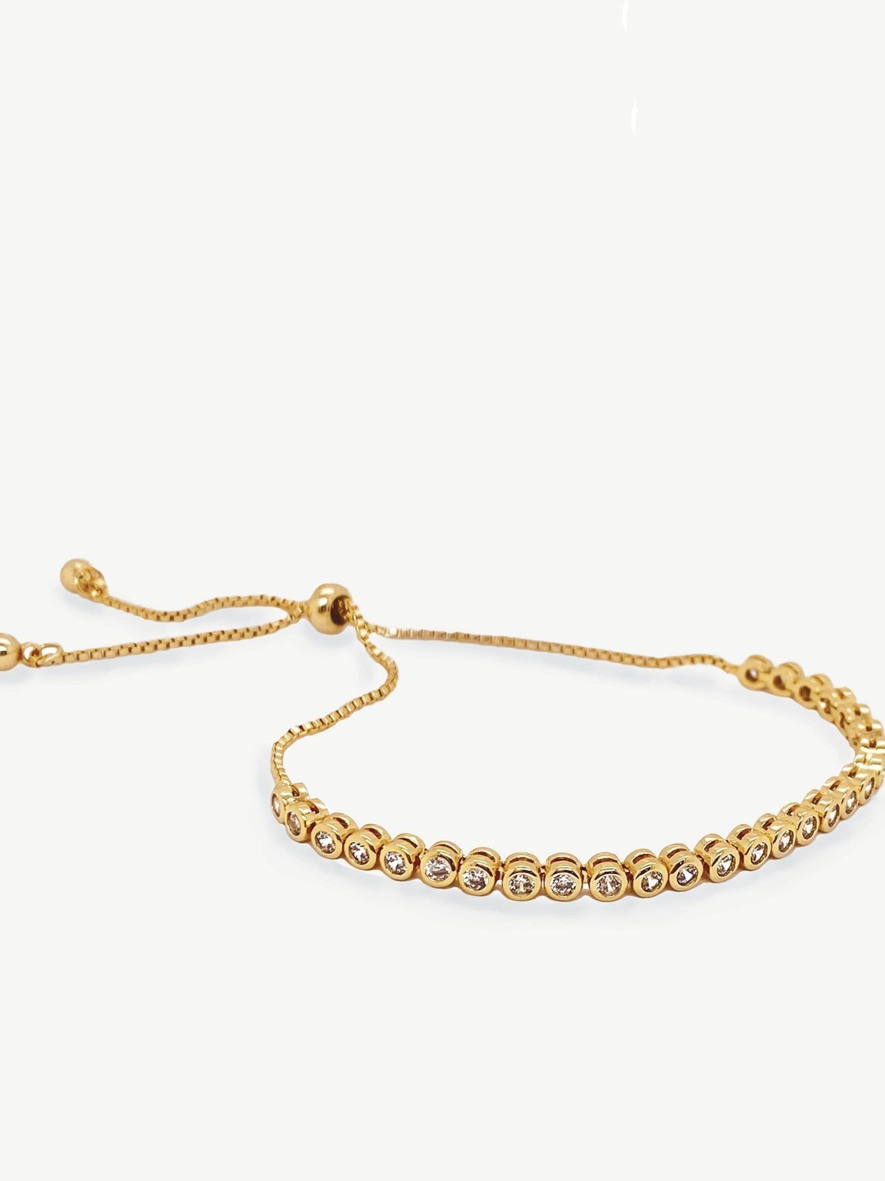Ivory & Co silver crystal toggle bracelet, UK version