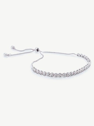 Ivory & Co Silber Tivoli Kristall Zarter Toggle-Armband
