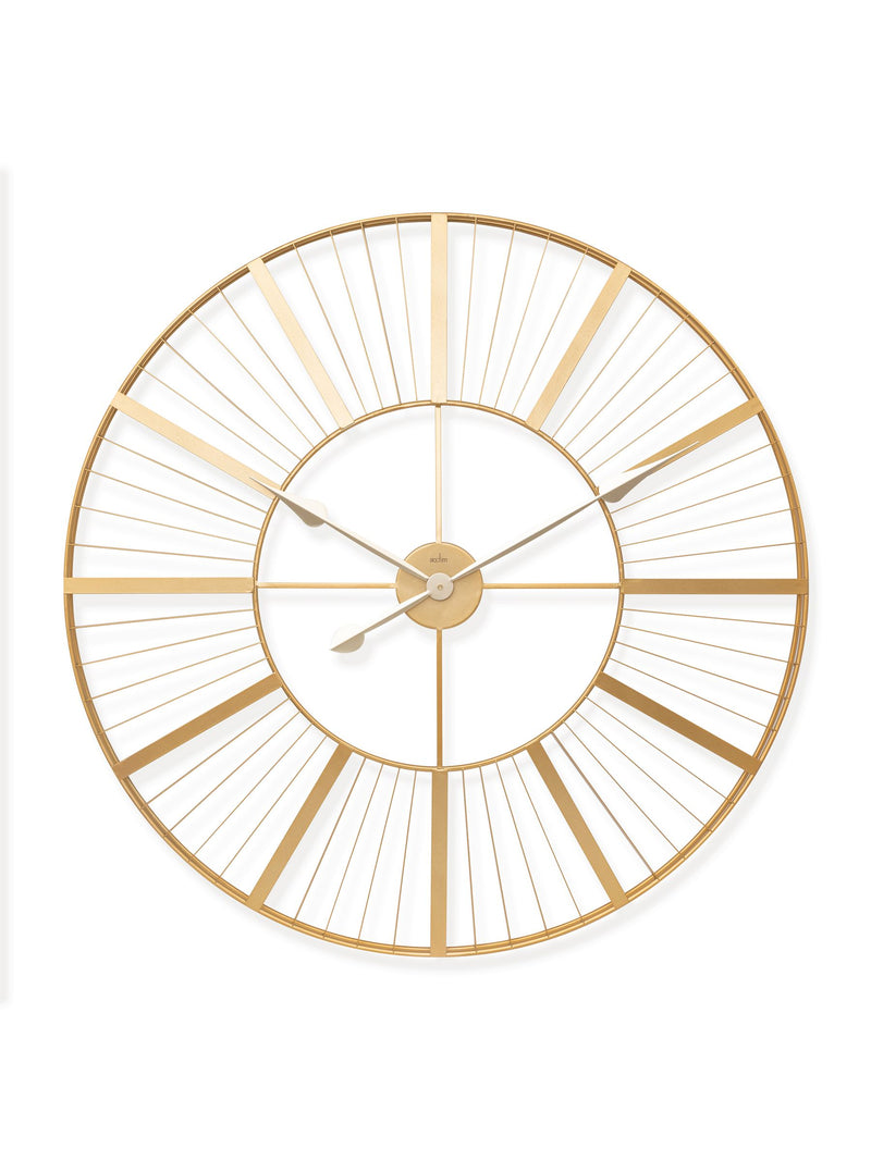 Acctim Clocks Gold Gardner wall clock 80cm - British product