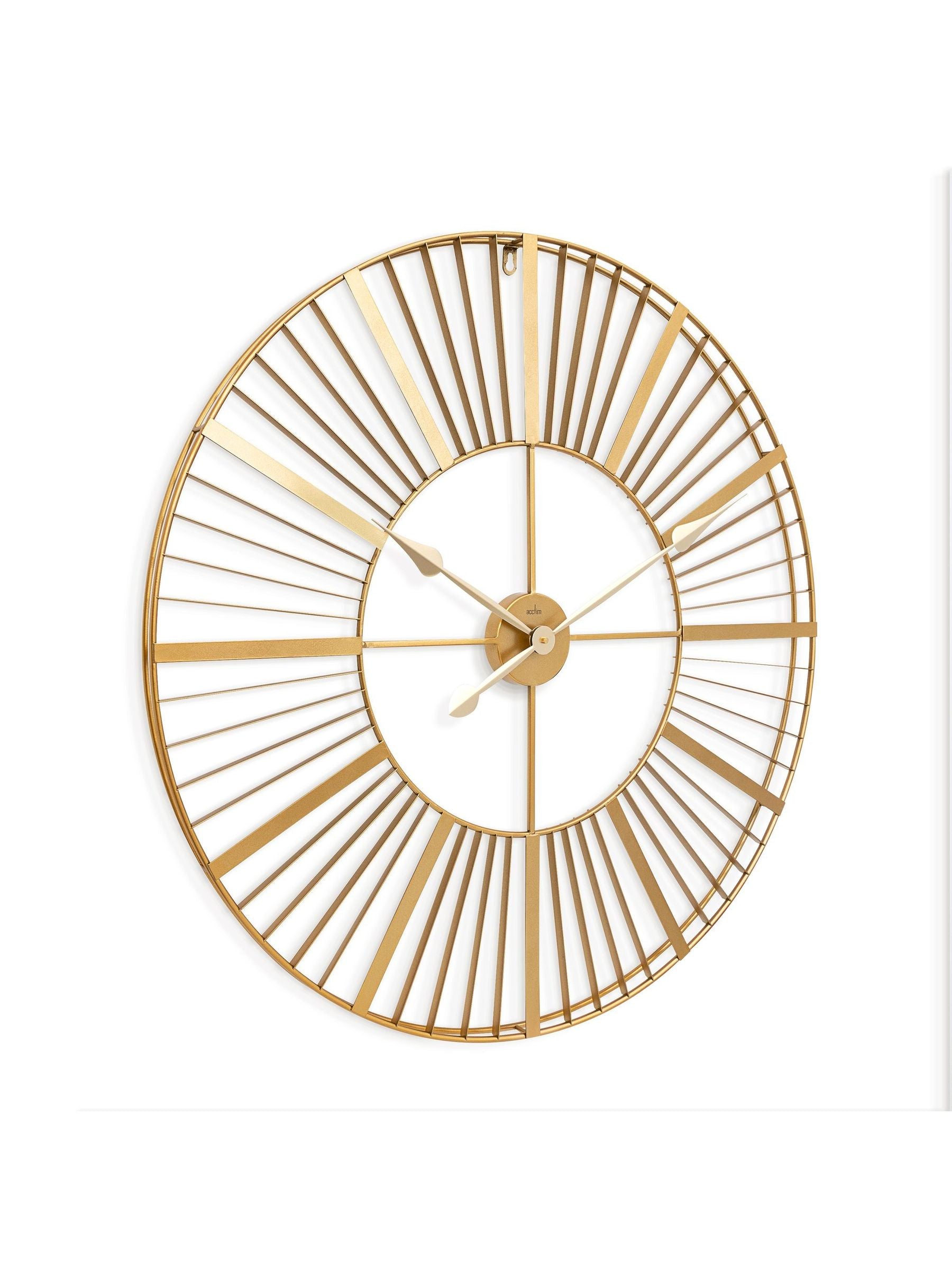 Acctim Clocks Gold Gardner wall clock 80cm - British product