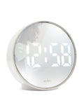 Acctim Clocks Il Giro White Round LED Alarm Clock - British product