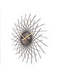 Acctim Clocks Gunmetal Lohne 49cm Metal Wall Clock