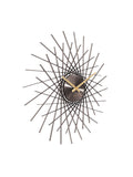 Acctim Clocks Gunmetal Lohne 49cm Metal Wall Clock