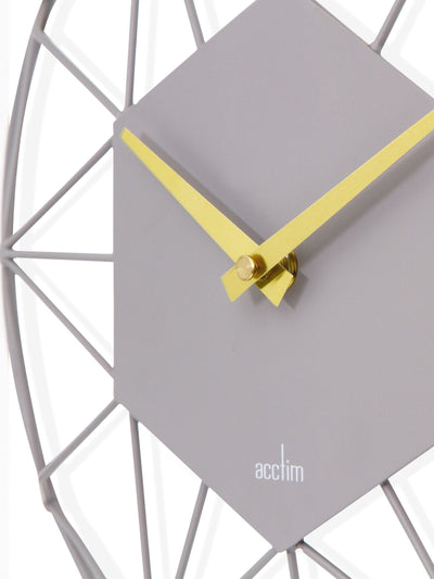 Neste Acctim Owl Grå Alva Metalltråd Veggklokke 30cm - Kjøp online hos McGrocer