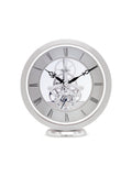 Acctim Silver Skeleton Mantel Clock 14cm - British product