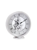 Acctim Silver Skeleton Mantel Clock 14cm - British product