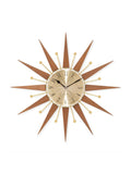 Acctim Clocks brown Wolcott wall clock 49cm, imported from the UK
