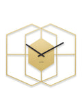 Acctim Matt Brass Addison 55cm wall clock - British product