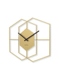 Acctim Matt Brass Addison 55cm wall clock - British product
