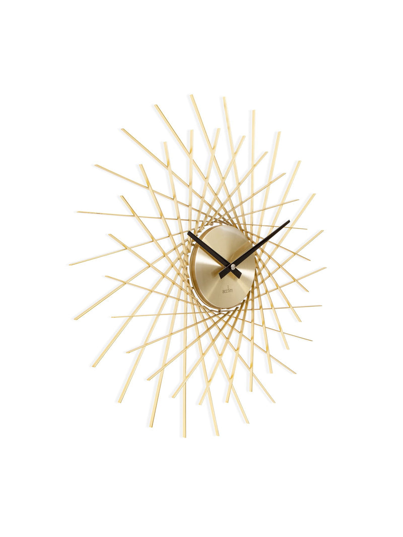 Acctim Brass Lohne wall clock 49cm metal, UK version