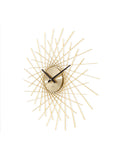 Acctim Brass Lohne wall clock 49cm metal, UK version