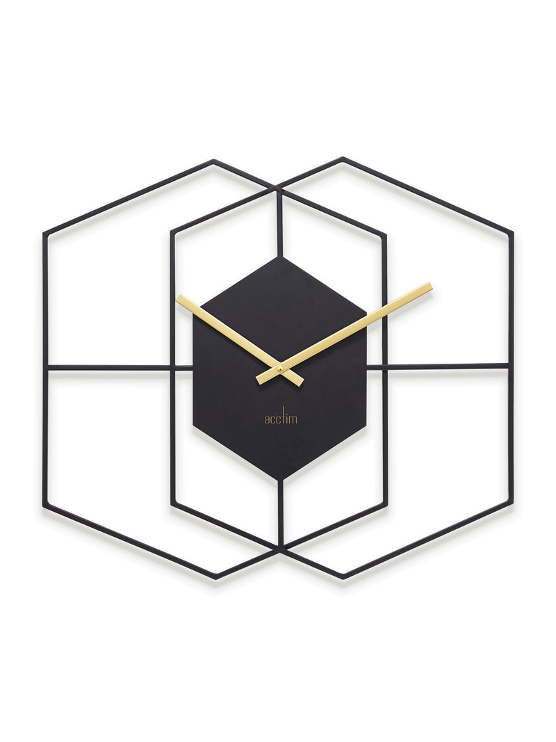Acctim Clocks Matt Brass Addison 55cm wall clock - British product