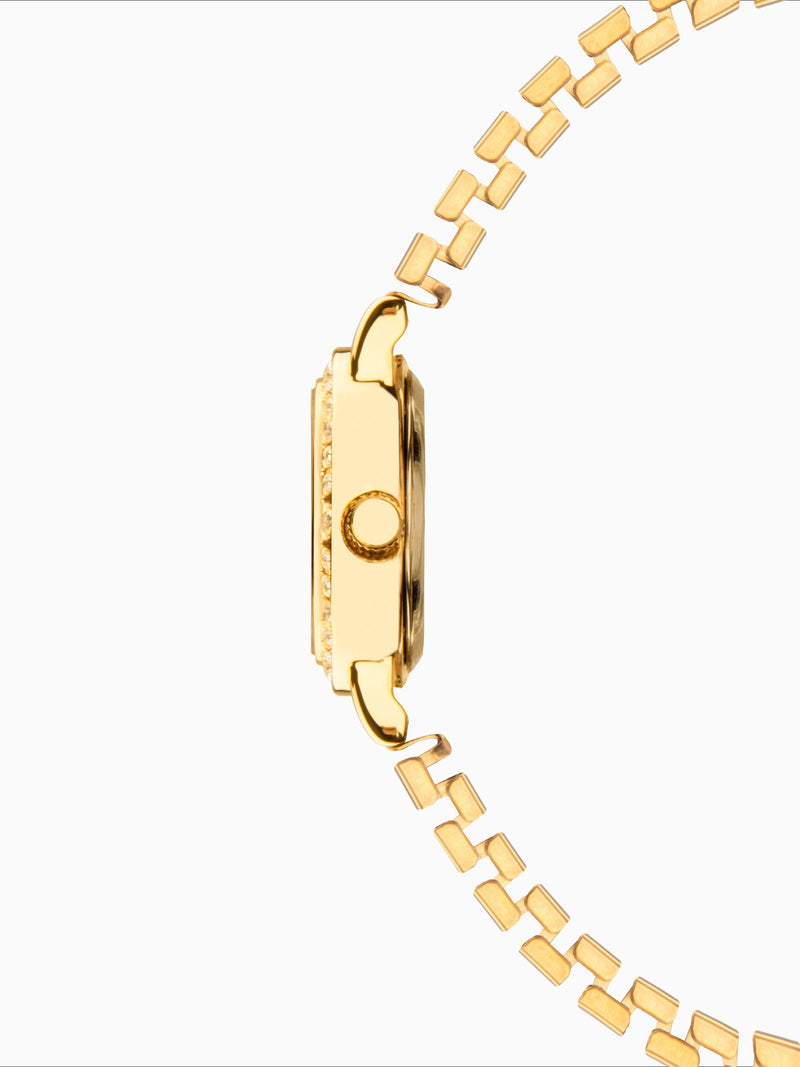 Limit gold oval analogue watch 20mm, UK version