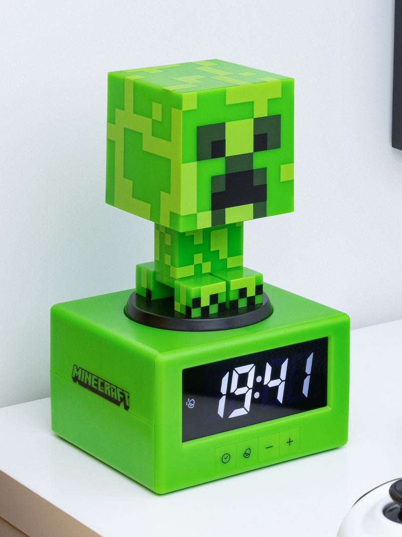Minecraft Creeper Icon alarm clock 16cm (British brand)