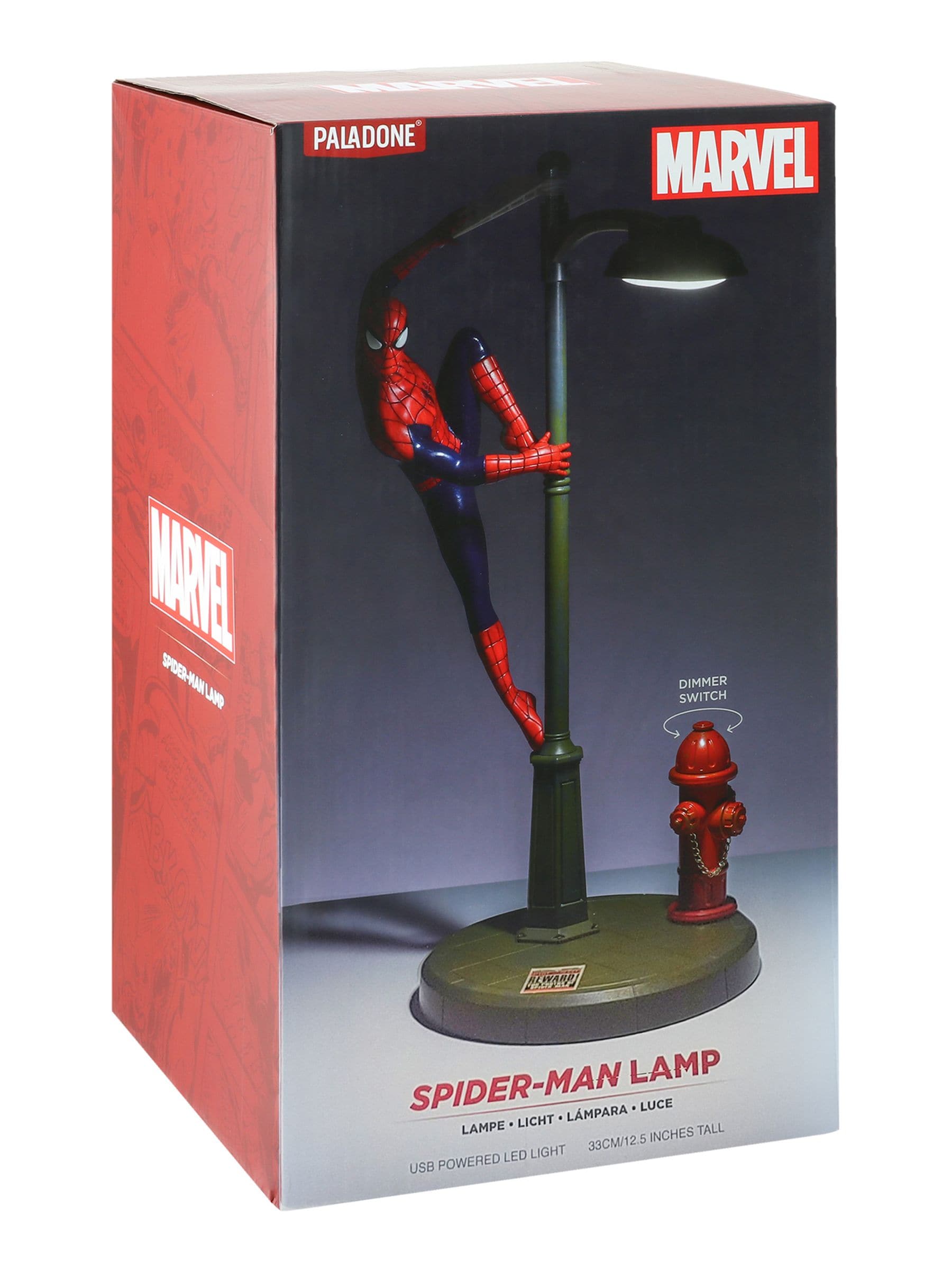 Marvel Spiderman 3D figurine lamp 34cm, imported from the UK