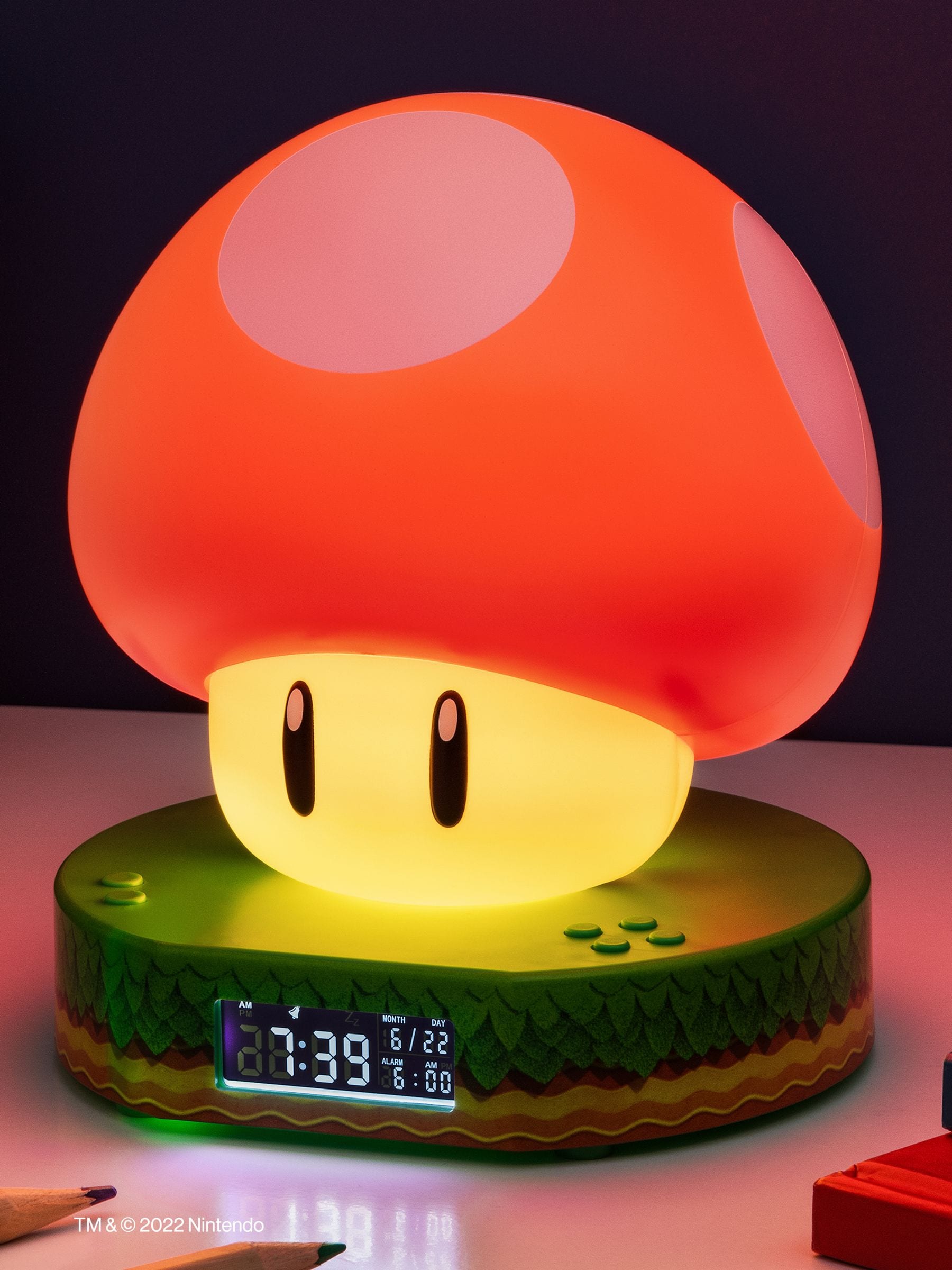 Super Mario Super Mushroom alarm clock - British product