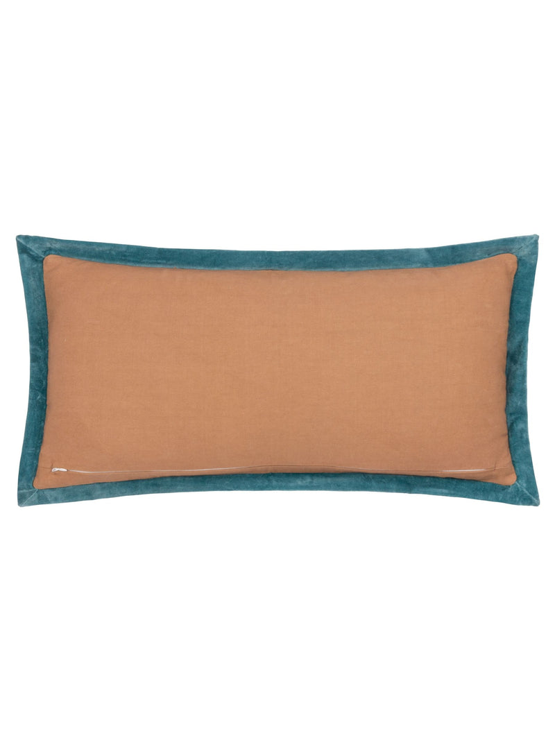 Riva Paoletti Rose French Blue Casa Embroidered Cushion