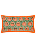 Riva Paoletti Peridot Orange Casa Embroidered Cushion