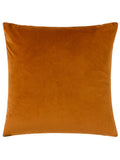 Riva Paoletti ginger grey jacquard velvet cushion 45x45cm - British product