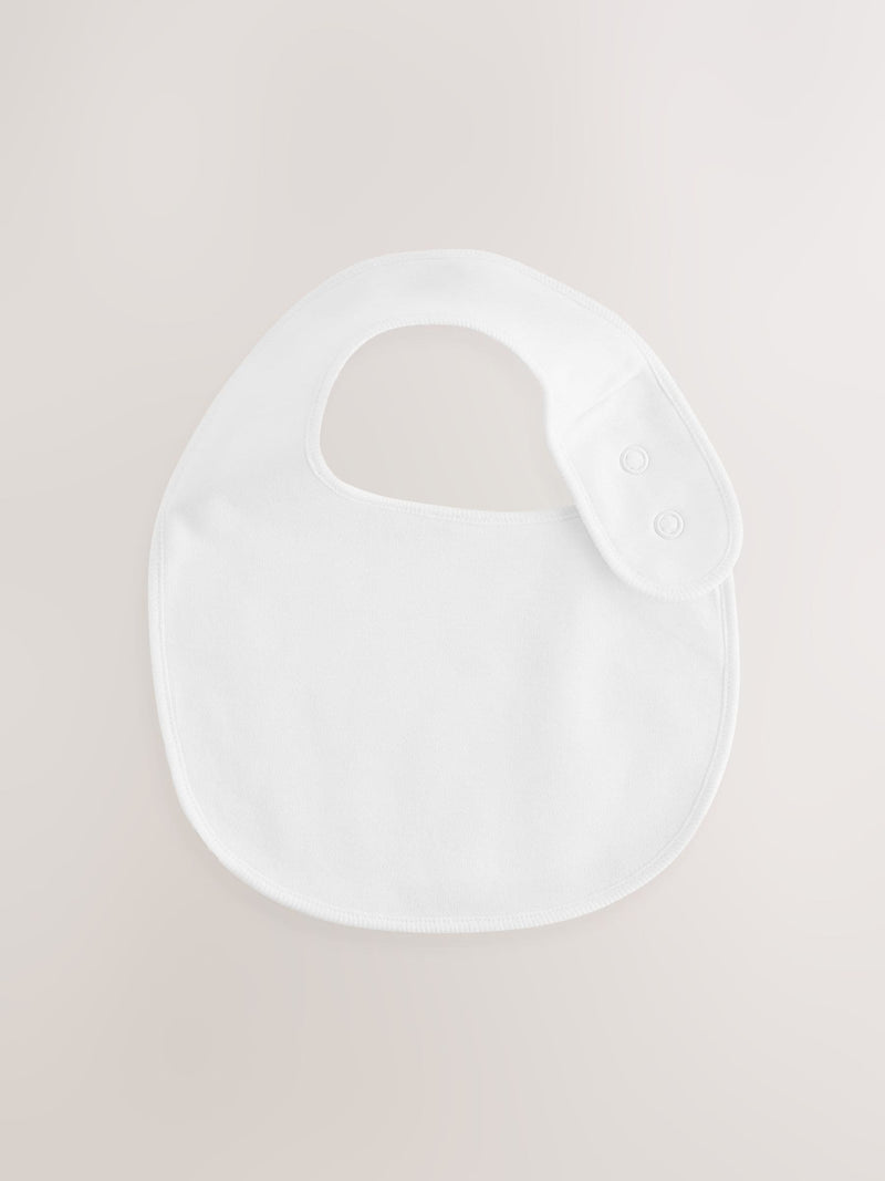 Neutral Baby cotton bibs 5 pack for babies, UK version