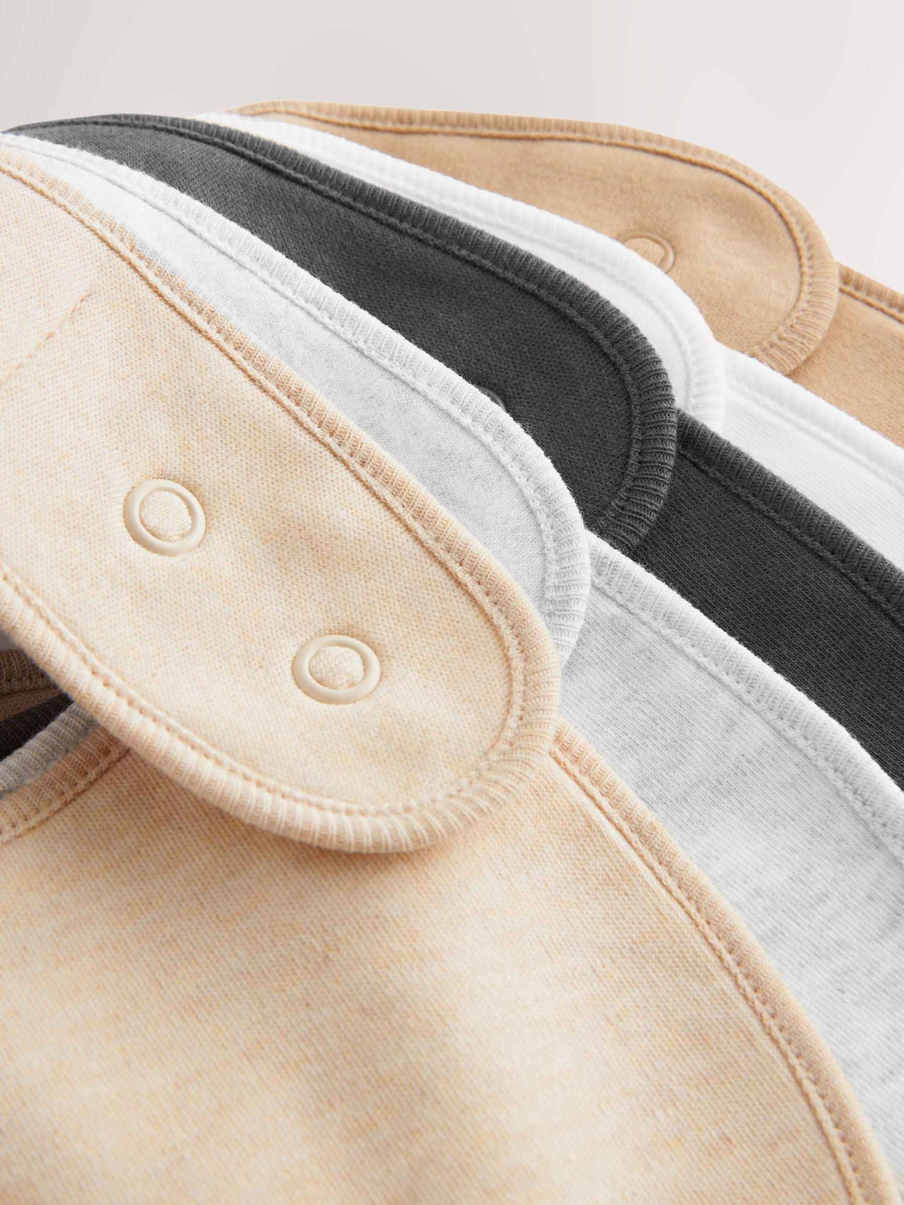 Neutral Baby cotton bibs 5 pack for babies, UK version
