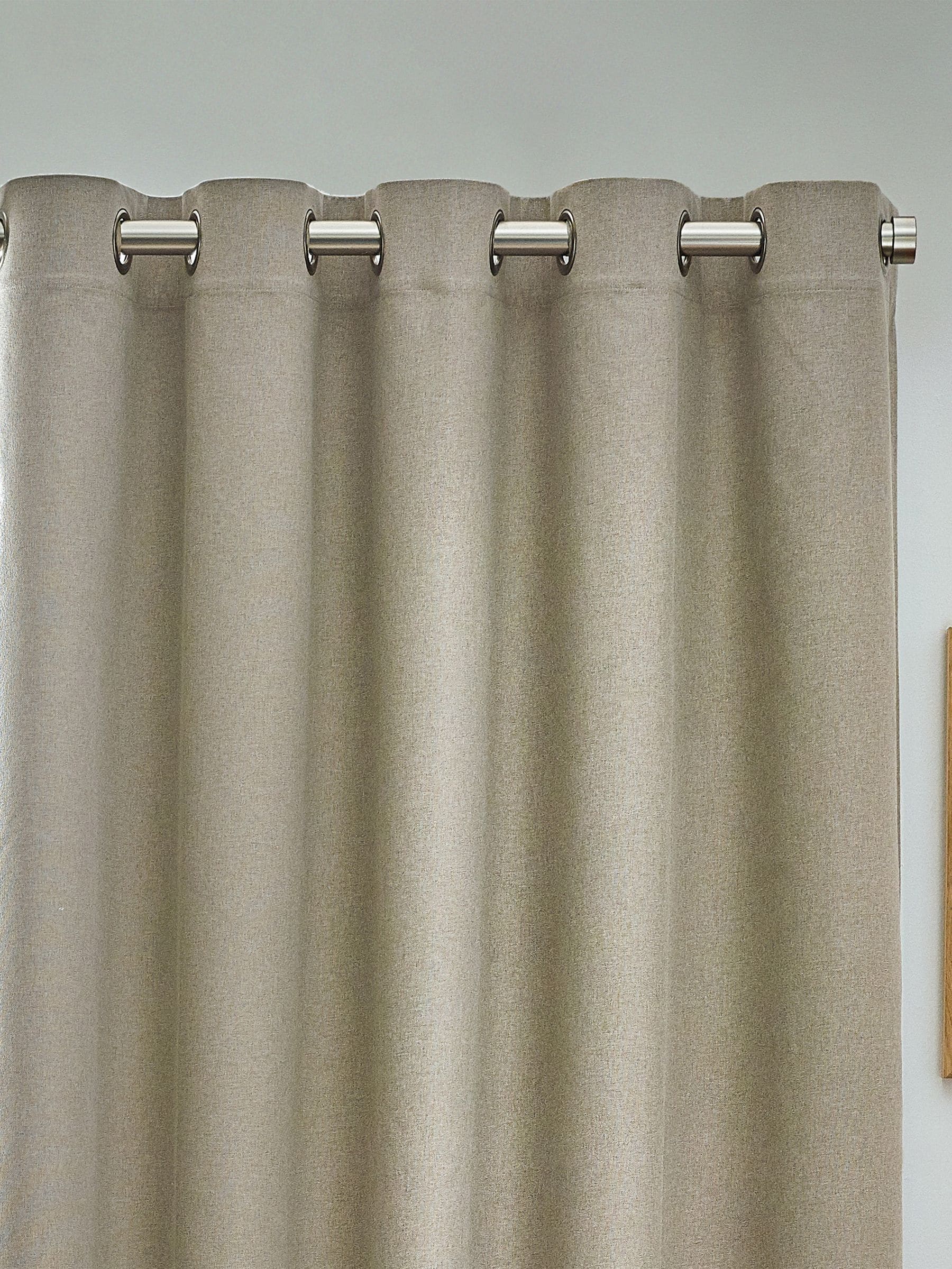 Furn Dawn Textured Blackout Eyelet Curtains