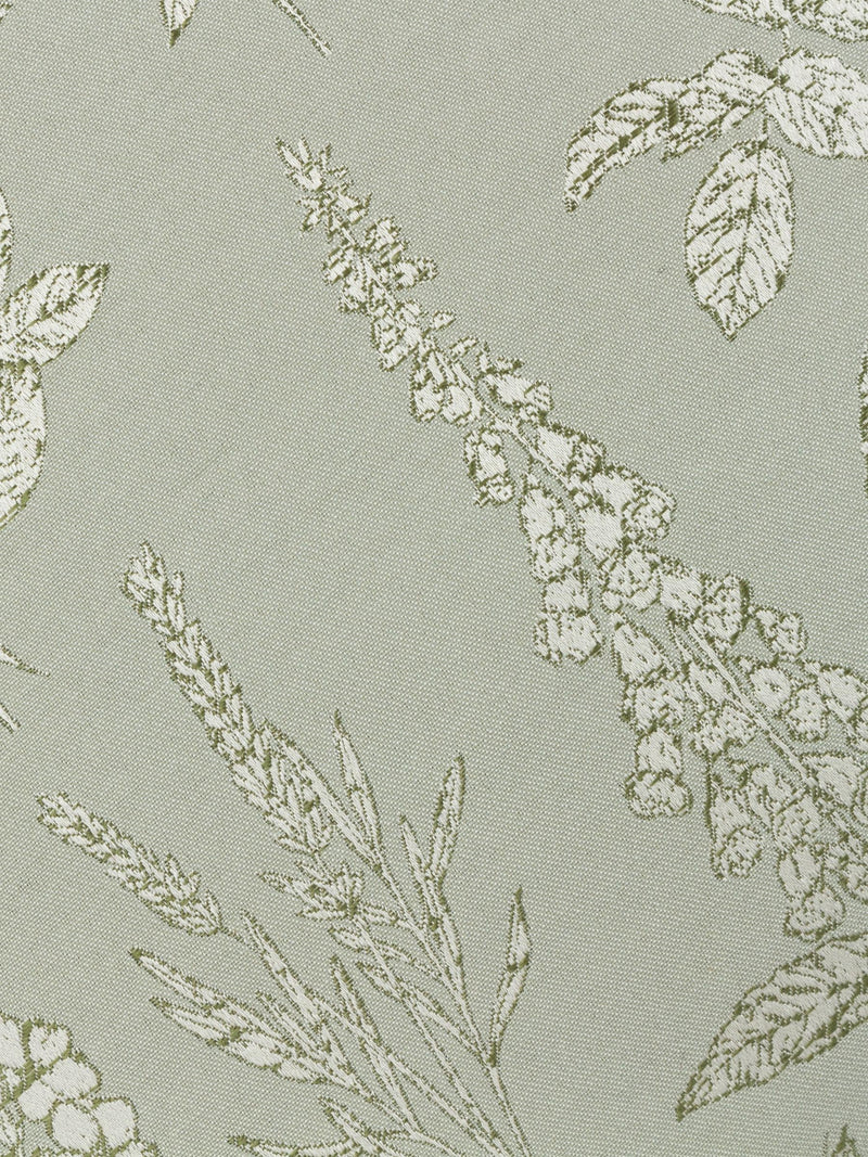 Wylder sage green floral jacquard cushion 50x50cm - British product