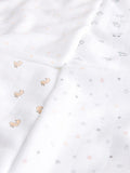 White baby muslin cloths 4 pack (British brand)