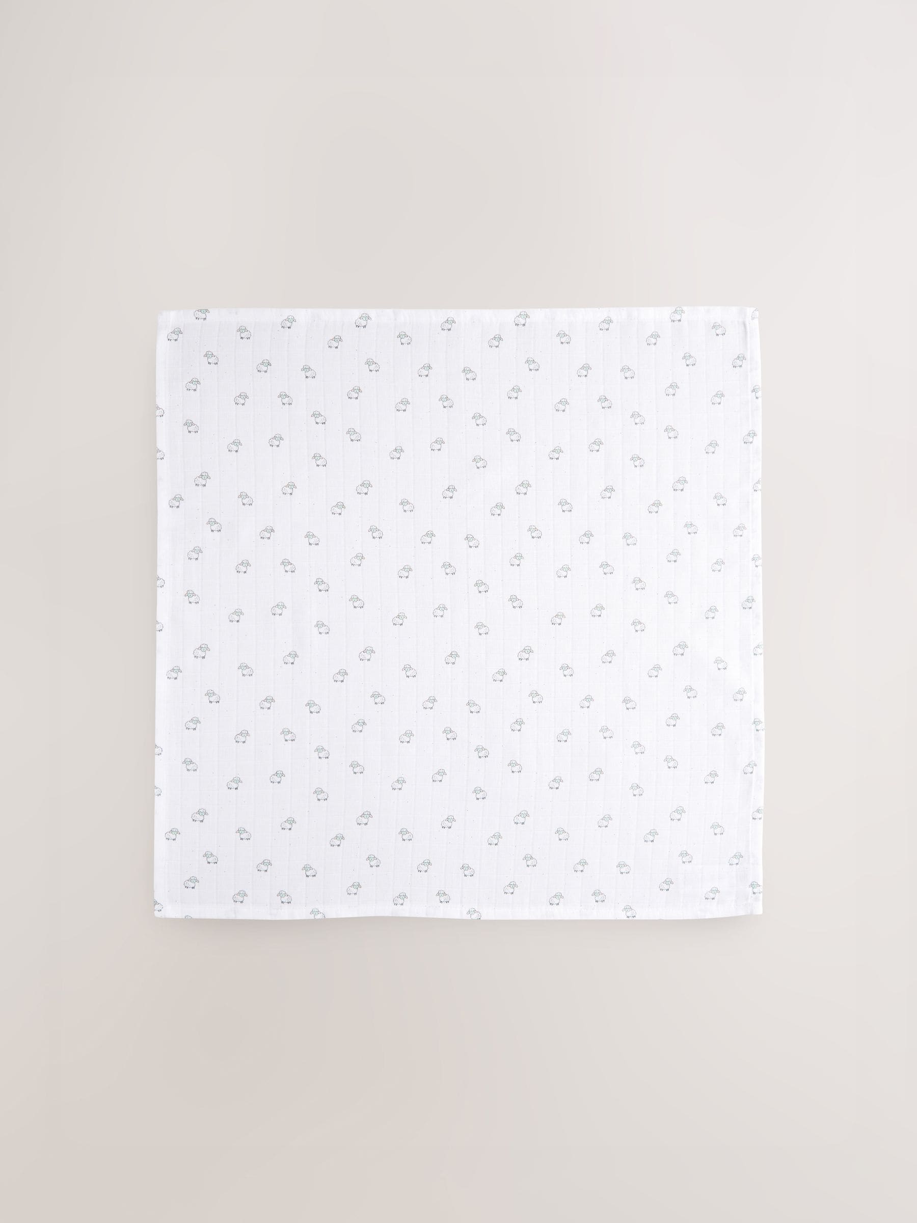 White baby muslin cloths 4 pack (British brand)