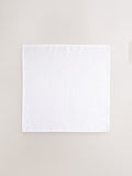 White baby muslin cloths 4 pack (British brand)