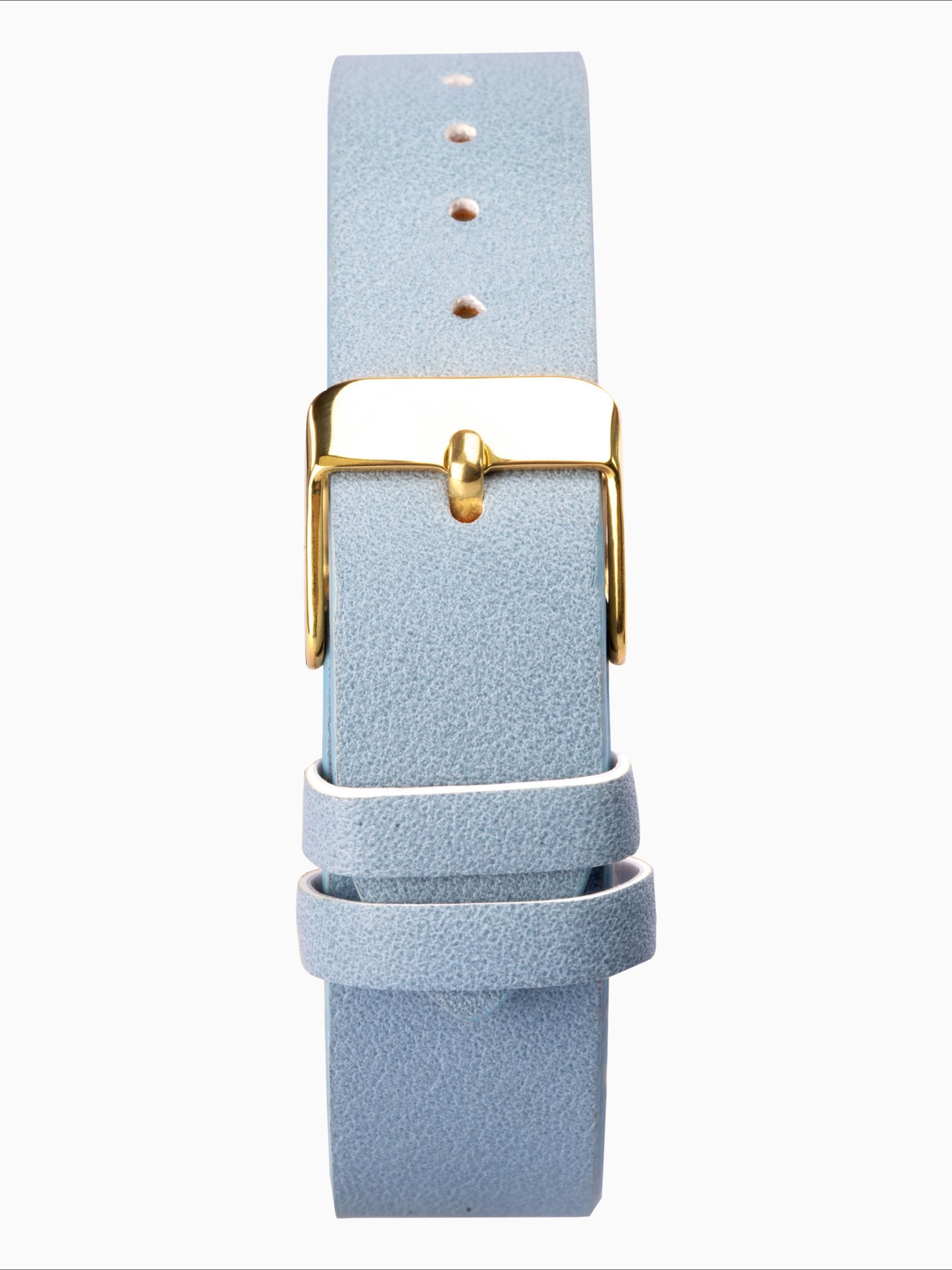 Limit ladies watch blue strap gold case 36mm, imported from the UK