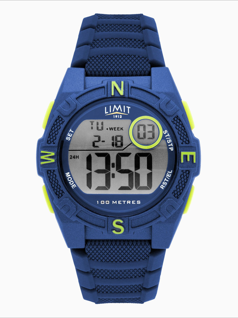 Limit Blue Active digital watch 38mm, imported from the UK