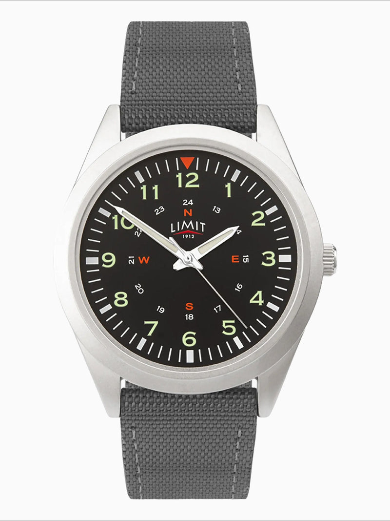 Limit Grey Pilot watch 40mm, UK version