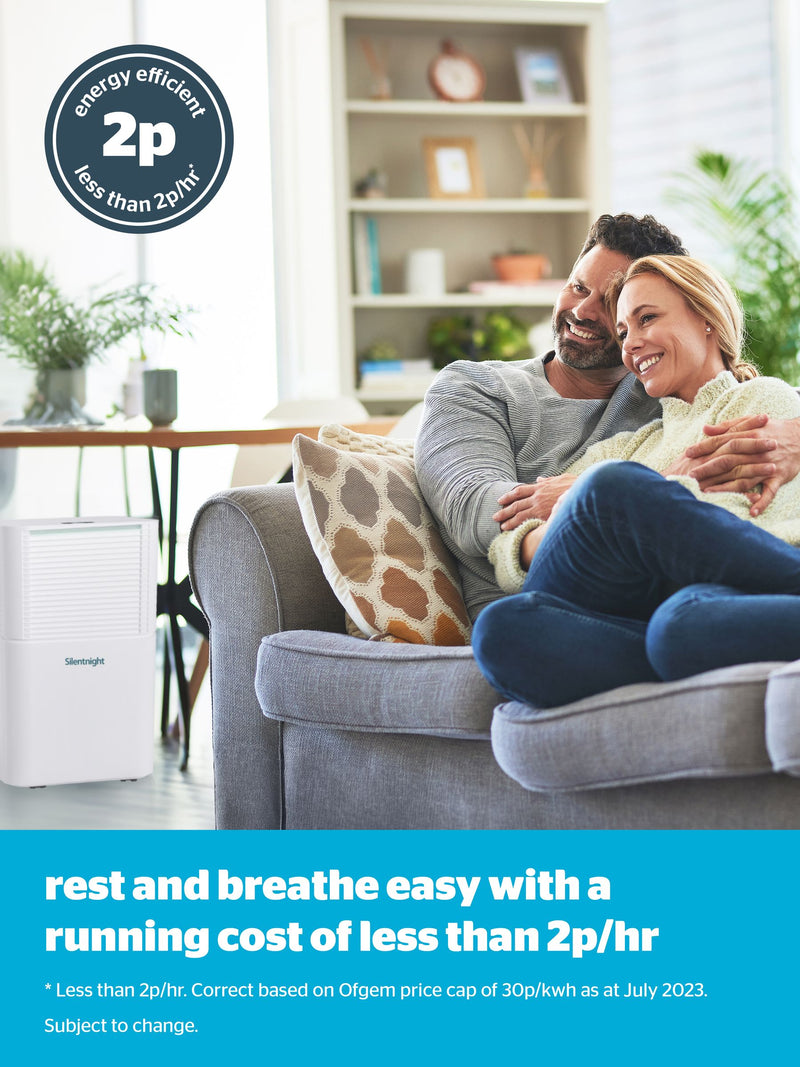 Silentnight Airmax 1200 dehumidifier 12L capacity, imported from the UK