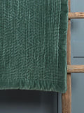 Voyage Sunset Haze quilted velvet throw, UK version