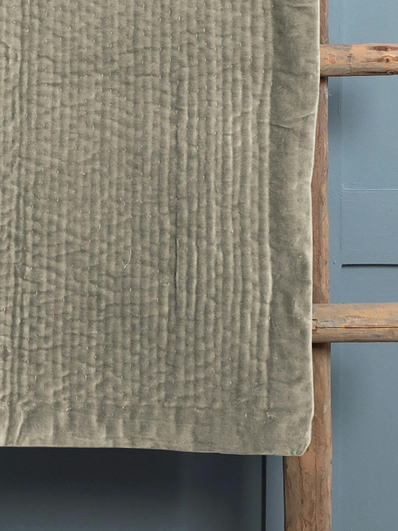 Voyage Maison Sunset Haze Quilted Velvet Throw 200cm x 140cm