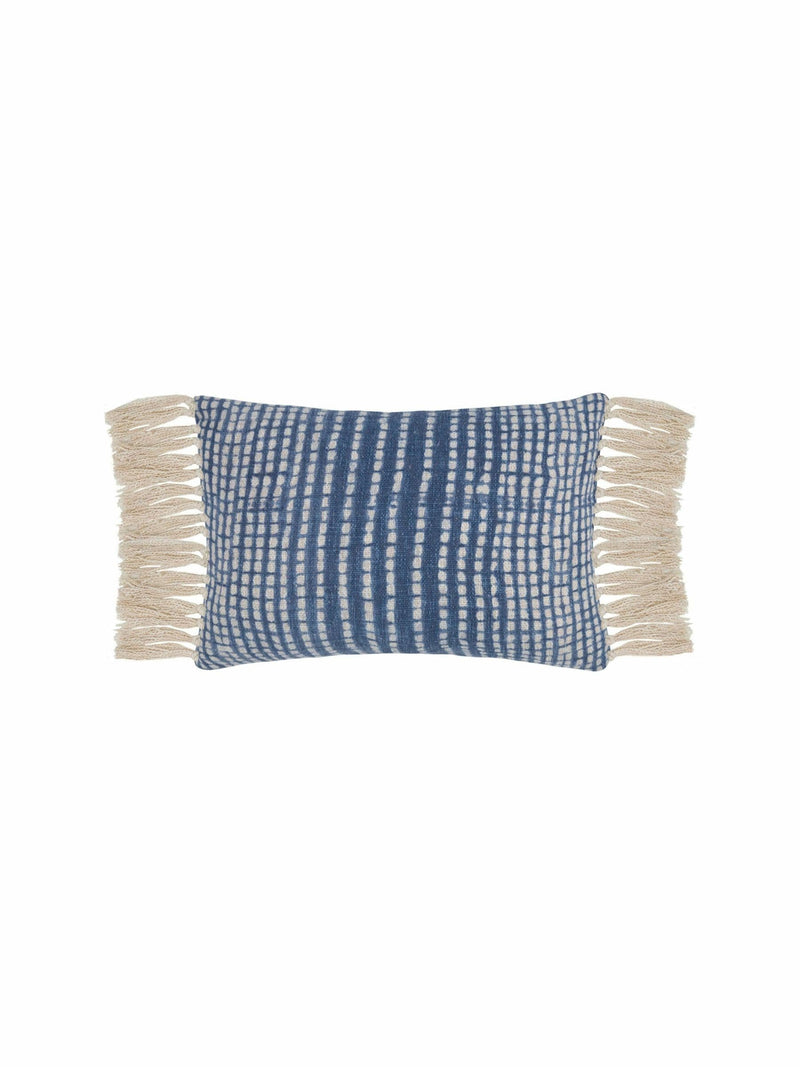 Voyage Maison geometric fringed cushion 40x60cm, UK version