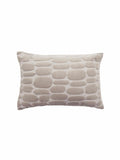 Voyage olive green boulder velvet cushion 40x60cm, UK version